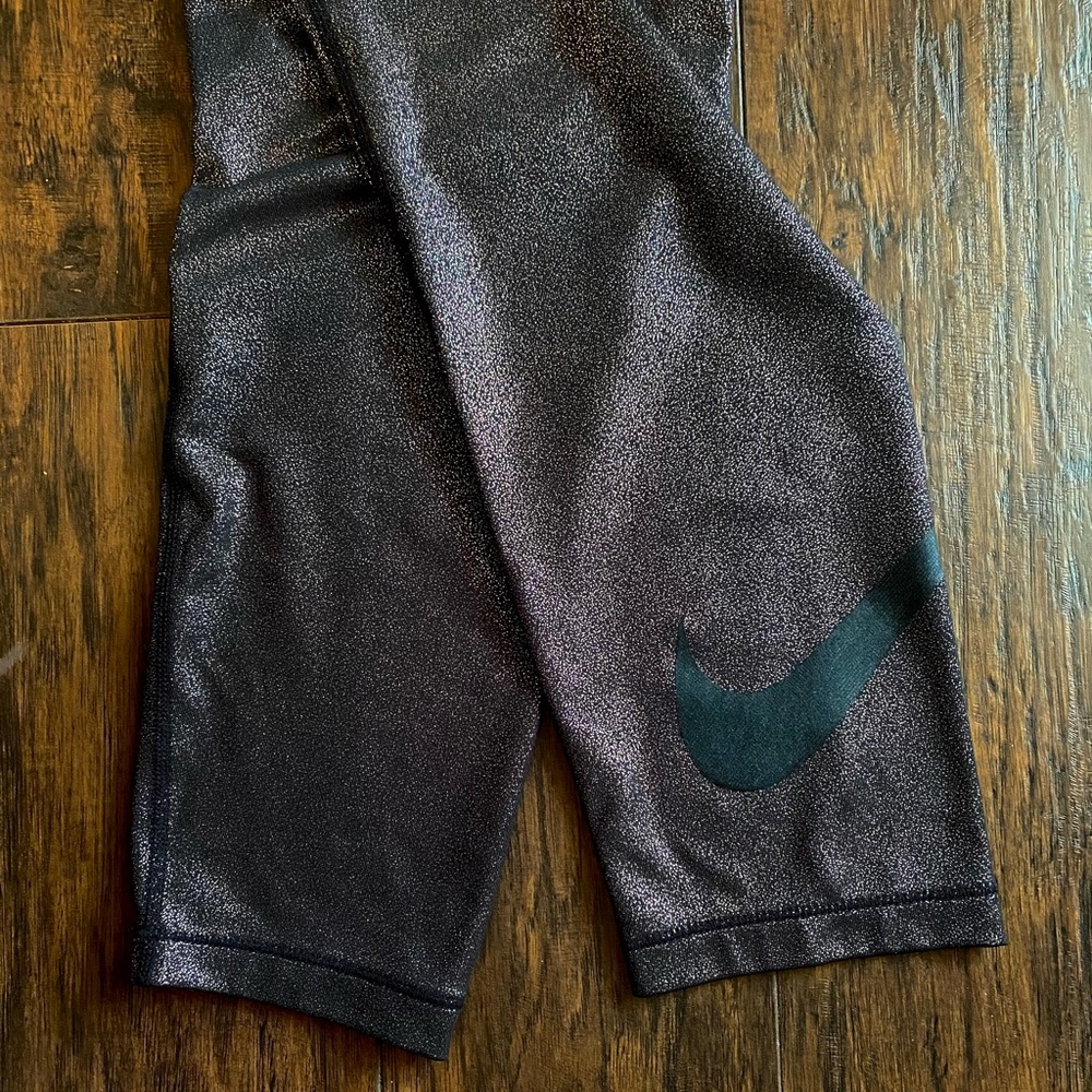 Nike Pro Pink Shimmer Capri Leggings